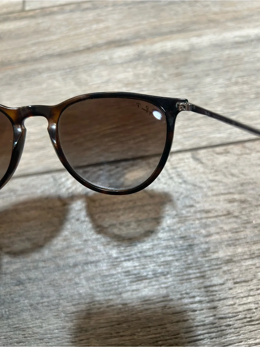 Ray-Ban Erika RB4171 Polarized Sunglasses Tortoise Brown 710/T5 54mm